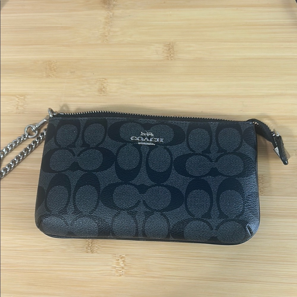 Coach Black Wristlet